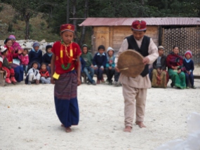 Traditional dance from the Tamang people
